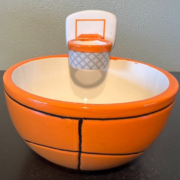 MAX'IS Creations Basketball Shaped Mug / Bowl w/ Attached Hoop & Backboard - Picture 2 of 9